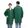 Casaco Longo com Logo Personalizado, Tiras Refletoras, Capa de Poeira, Roupas de Trabalho para Oficina de Ração e Alimentos, Roupas de Proteção do Trabalho e Manuseio com Imagens Impressas