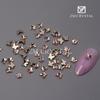 Transfronterizo Nuevo 4mm Mariposa Pequeña Color Taladro de Forma Especial para Uñas Taladro de Fondo Plano Taladro de Fondo Dorado Pegatina para Uñas Taladro