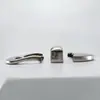 Hebilla de Cinturón Simple y Elegante de Aleación Dh30Mm de Tres Piezas para Mujer, Hebilla de Pin Decorativa para Cinturón, Hebilla con Cabeza Plateada Antigua Electrochapada
