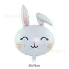 Nuevo Globo de Película de Aluminio de Pascua Conejo Decoración de Fiesta EASTER Conejo de Dibujos Animados Orejas Largas Globo de Conejo