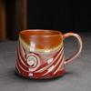 Caneca de café criativa para uso doméstico, caneca de cerâmica rústica, xícara de chá, xícara de água, xícara de cerâmica vintage estilo japonês, xícara de café com leite