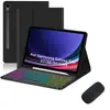 Adequado para Capa Protetora de Teclado Bluetooth Samsung Tabs10Lite Teclado Destacável com Retroiluminação RGB Capa de Couro S11S9Fe