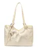 Bolso Tote Estilo Coreano de Moda Artístico de Lunares Estilo Universitario para Mujer 2026 Nueva Moda Personalizado Gran Capacidad Bolso de Hombro