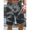 Talla europea [ropa de hombre para ventas transfronterizas] shorts de mezclilla para hombre sin elasticidad, nueva colección primavera/verano
