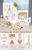 Decoración de Primera Fiesta Estilo Ins Estilo Coreano Fondo de Escena Pared para Niños y Niñas Fiesta de Bebé Tablero Kt con Acabado de Alta Gama 1