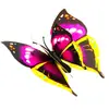 Pegatina Decorativa de Mariposa de Simulación de Capa Única 3D Creativa para Pared de Fondo de Sala de Estar en Casa Pegatina de Pared de Mariposa de Color PVC