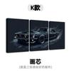 Tríptico de Pintura Decorativa de Coche de Rally de Amazon Transfronterizo Pintura Sin Marco Sala de Estar Dormitorio Decoración de Pared Pintura Colgante Venta al por Mayor