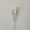 En stock aluminio anodizado 24 bomba blanca para loción dorado claro cuidado de la piel limpieza