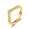 Anillo para mujer estilo coreano para mujer con diamante artificial de seis garras anillo de pareja anillo de boda abierto al por mayor anillo simple