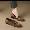 Exquisitos zapatos planos de cuero suave estilo francés para mujer, nuevos mocasines sin cordones, cómodos, versátiles, ligeros y fáciles para los pies