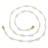 Blogger de moda transfronteriza de Europa y Estados Unidos con exquisita cadena de perlas hecha a mano, cadena para gafas, cadena para mascarilla, cadena multipropósito