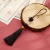 Marcador de Página 8cm com Borla USB Borla Fio de Nylon Jade Nó Pequeno Nó Chinês Decoração Pendente Embalagem Caixinha de Doces para Casamento Bolsa Borla Pendente