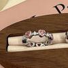 Anillo de Corazón Rosa de Circonita Estilo Dulce y Fresco para Mujer, Elegante y Suave, Adecuado para el Trabajo Diario, Anillo Abierto Ajustable, Anillo Versátil para el Dedo Índice