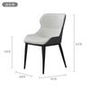 Silla de Comedor de Lujo Nórdico Luz Sentido Avanzado Moderna Simple Oficina Silla Cómoda Hogar Sala de Estar Maquillaje Computadora Silla con Respaldo