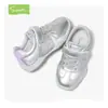 Tênis Snuffy Feminino 2026 Modelo Novo de Primavera Sapatos Brancos para Estudantes Sola Macia Respirável Infantil Cano Baixo Sapatos de Treino Alemães