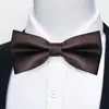 Estoque Pronto do Fabricante Gravata Borboleta Jacquard Formal Masculina para Negócios, Casamento, Festa, Gravata Borboleta Floral de Poliéster em Forma de Seta