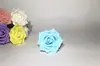 Al por mayor 8cm cabeza de rosa simulación flores de boda accesorios para caja de dulces arco de boda con rosas de simulación