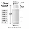 Botellas Químicas de HDPE Blancas Engrosadas en Stock, Botellas Dispensadoras de Desinfectante y Plaguicida, Botellas para Reactivos de Limpieza de Laboratorio a Prueba de Luz
