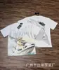 Comércio Exterior Atacado Moda Americana Emoção Mista Polvo Alienígena Strass Anjo Manga Curta Casal Estampa Total Camiseta