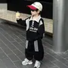 Conjunto de Ropa de Otoño para Niños 2026 Nuevo Estilo Sudadera Fresca y Elegante para Niños Camisa Polo de Moda para Primavera y Otoño Conjunto Deportivo de Dos Piezas