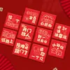 Sobres Rojos de Bloqueo de Puerta de Boda con Carácter Dorado "Doble Felicidad" Duro Mini, Sobres Rojos Pequeños de Bloqueo de Puerta de Celebración de Boda al por Mayor