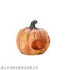 Tanque de Peces DIY Adornos de Paisaje de Calabaza Casa de Escape para Peces y Camarones Fantasma de Resina de Halloween Cara de Calabaza Decoración de Acuario