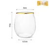 Taça de Champanhe Transfronteiriça Descartável Plástico Transparente Taça de Sobremesa Taça de Pudim Taça Alta para Vinho Tinto Taça de Coquetel