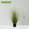 Plantas Verdes Simuladas, Hierba de Juncos de Alta Gama, Cola de Perro, Adornos para Sala de Estar del Hogar, Árboles Falsos, Decoración de Interiores, Plantas Suaves