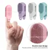 Nuevo Cepillo de Silicona para Lavado Facial de Amazon Cepillo Nasal de Doble Cara Cepillo Limpiador para Eliminación de Puntos Negros Faciales Cepillo para Nariz y Ojos Cepillo Limpiador