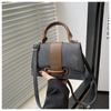 Bolsa Retrô Estilo Coreano Bolsa de Ombro Axilar Casual para Trabalho Bolsa Transversal Pequena Quadrada Simples de Nova Moda