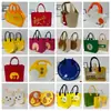 Fabricante de bolsos de fieltro con logo personalizado, bolsas de regalo redondas de fieltro para pastel de luna, bolsos de mano, bolsas de embalaje de fieltro para el Festival de Medio Otoño