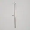 Palillos Semicirculares de Acero Inoxidable Purificado de Titanio Ti Palillos Huecos Aislados para el Hogar Restaurante Occidental Palillos Esmaltados Antideslizantes Antimoho Vajilla de Titanio