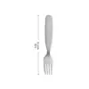 Cuchara y Tenedor de Acero Inoxidable 304 para Niños para Uso en Casa, Cuchara para Comer de Bebé, Cuchara para Sopa, Mini Tenedor, Tenedor de Fruta Lindo