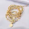Conjunto de Joias Novo Estilo Transfronteiriço com Zircônia Criativa e Liga de Pérola de Imitação, Conjunto de 59 Peças para Mulheres