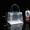 Bolsas de Mano Transparentes de PP en Stock, Bolsas de Regalo de Plástico de PVC Esmerilado, Bolsas de Regalo para Pasteles de Luna de Mediados de Otoño para Bodas, Bolsas de Regalo Personalizadas