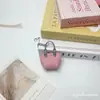 Novo Exquisito Colorido Couro Pequena Bolsa Pingente Exquisito Minipu Concha Bolsa Corrente Pingente Diypu Pequena Bolsa Carro