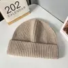 Touca de Tricô Estilo Coreano para Mulheres, Outono e Inverno, Circunferência da Cabeça Grande, Espessa, Quente, Proteção para as Orelhas, Versátil, À Prova de Vento, Gorro Folgado