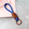 Cordón para teléfono móvil anudado a juego de colores, creativo, corto, llavero, anilla, cuerda antipérdida extraíble, 12 cm