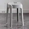 Taburete Bajo Infantil para el Hogar Banco Pequeño Silla para Adultos Plástico Engrosado Sala de Estar Baño Deslizante Taburete de Baño Taburete de Baño