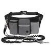 Bolsa de Cintura Esportiva Nova Transfronteiriça para Exterior Bolsa de Petiscos para Animal de Estimação Bolsa de Cintura Elástica para Cães Grandes Caminhada com Cães Corrida