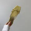 Nuevas Sandalias Plateadas y Pantuflas Negras de Primavera/Verano para Uso en Exteriores, Zapatos Femeninos de Nicho Retro Francés de Hadas