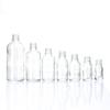 Tapa Antirrobo Botella de Vidrio Marrón Esencia Hidrosol Botella Cosmética 30ml Gotero Azul Vidrio Botella de Aceite Esencial