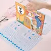 Capa autoadesiva transparente para livros para alunos do ensino fundamental, capa protetora grande de PVC fosco à prova d'água e espessada para livros didáticos