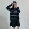 Tallas actualizadas disponibles: Suéter de punto coreano chic para otoño, estilo nuevo, cuello camisero, estilo universitario, juvenil y casual, para mujer