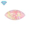 Huagang Pedra Preciosa Forma de Olho de Cavalo Fundo Plano Forma de Diamante Pedra OPAL Sintética Face de Pedra Bruta OPAL Artificial OP08 Cor Fogo