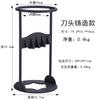 Artefacto de leña de venta caliente transfronterizo de Amazon, montado en la pared, mango de madera, hogar, exterior, manual, marco de acero, separador de leña