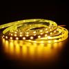Tira de Luz LED 12V5050 60 Luces 10mm Amarillo Dorado Autoadhesiva Cortable Luz Ambiental de Fondo de Ranura Oscura