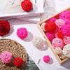 Fornecimento de Bolas de Rattan de 5cm Decoração de Jardim de Infância Bolas de Rattan Feitas à Mão Coloridas Produtos de Decoração de Natal Venda Direta no Atacado Tecelagem de Rattan