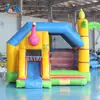 Centro de Juego Inflable Flamingo Trampolín Tobogán Brinca-Brinca para Niños Equipo de Diversión para Exteriores Fabricante Venta Directa