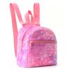 Comercio Exterior Transfronterizo Más Vendido Mochila para Mujer Arcoíris Multicolor PU Acolchada Mini Mochila Moda Casual Sentido de Alta Gama Mochila Escolar